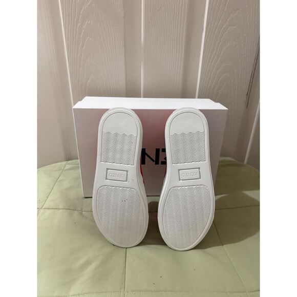 Kenzo K-Skate Tiger Embroidered Red White Women Slip On Sz 36 US5 - Picture 6 of 11